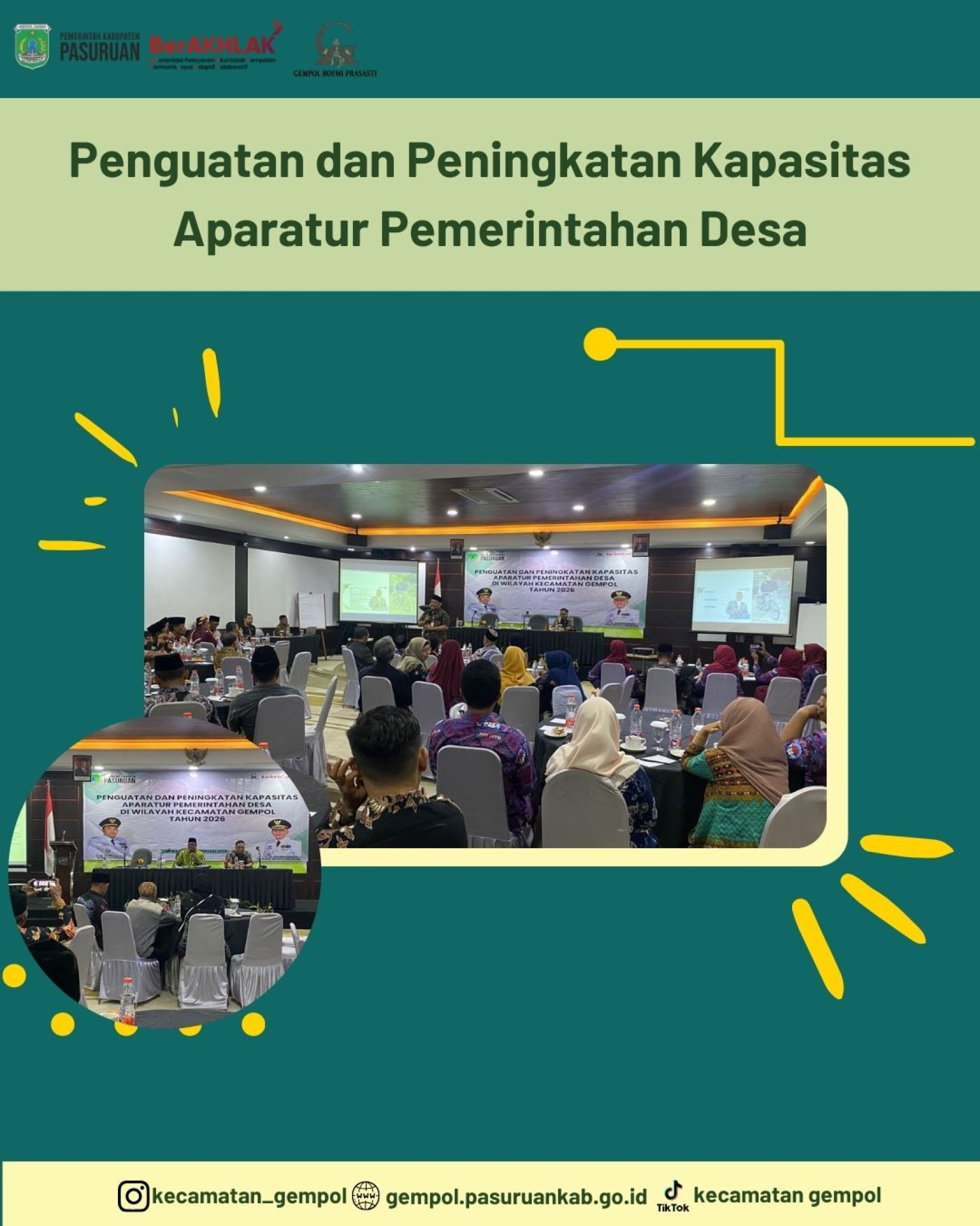 Giat Penguatan dan Peningkatan Kapasitas Aparatur Pemerintahan Desa